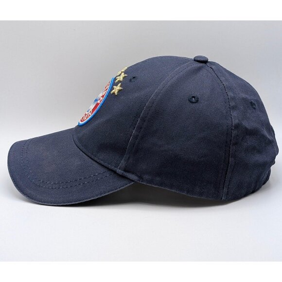 FC Bayern Munchen Hat Navy Blue Strap Back Cap Futbol Soccer Sports Germany - Picture 3 of 5